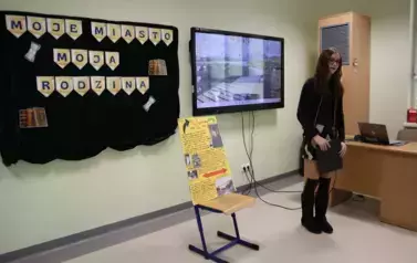 Wystąpienie uczennicy