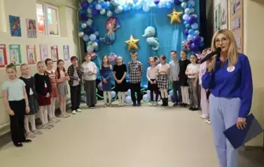Przywitanie gości przez Panią Dyrektor Annę Sadok