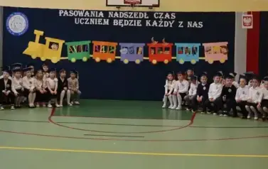 Przywitanie uczni&oacute;w klasy pierwszej
