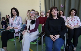 Pani Dyrektor Anna Sadok, zastępca naczelnika Wydziału Edukacji i Młodzieży w Zgierzu p. Małgorzata Bujalska