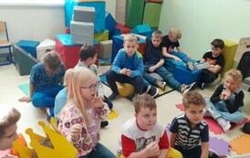 Uczniowie w trakcie zajęć