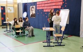 Część artystyczna - lekcja chemii.