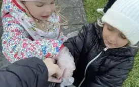 Oddział przedszkolny podczas akcji #sprzątamydlapolski. (2)