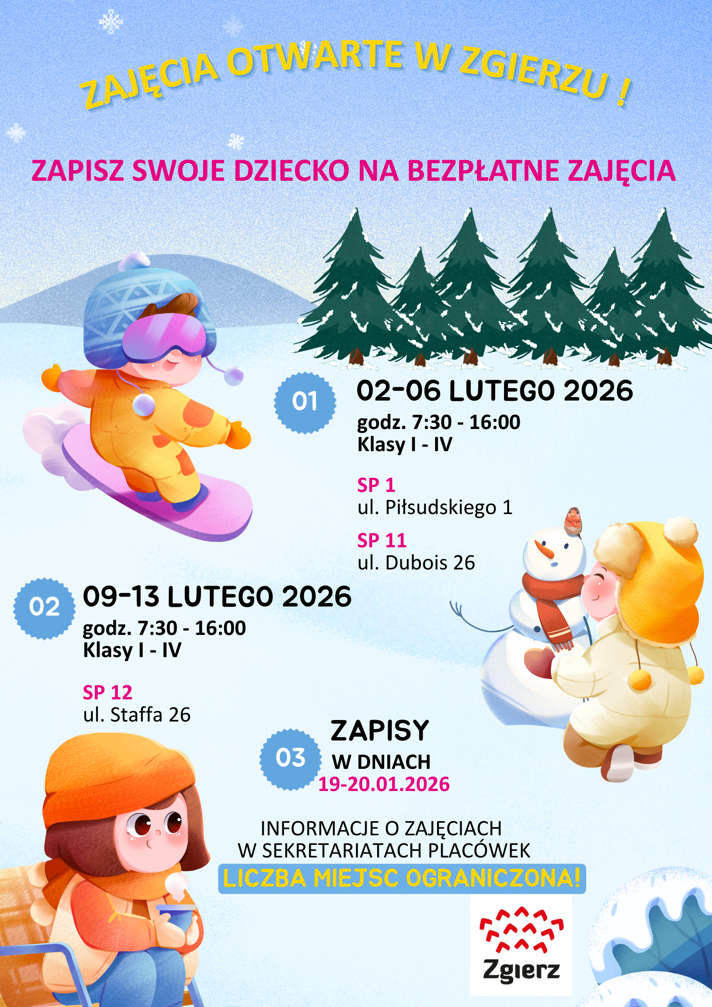 Zajęcia feryjne