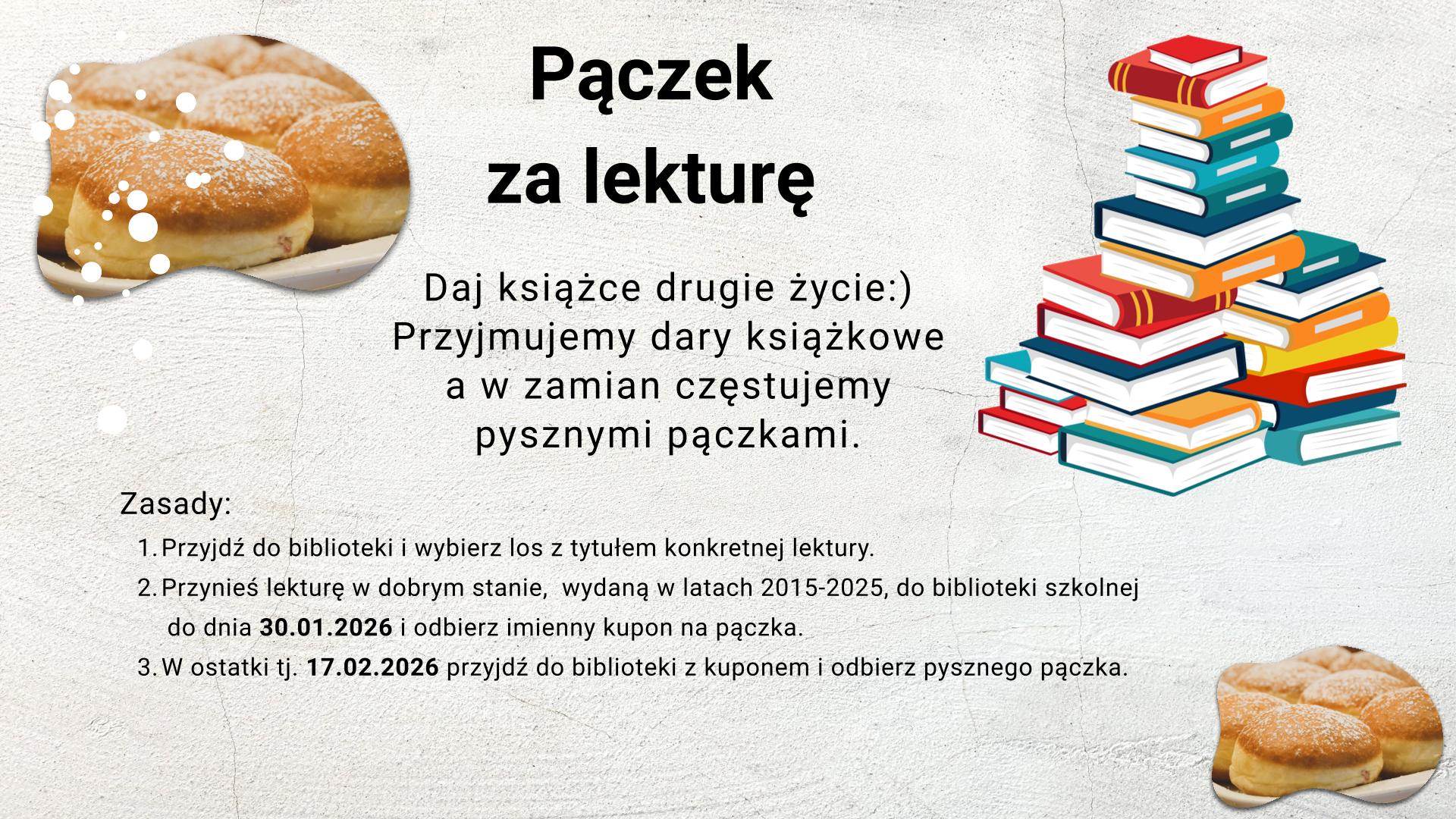 Pączek za lekturę