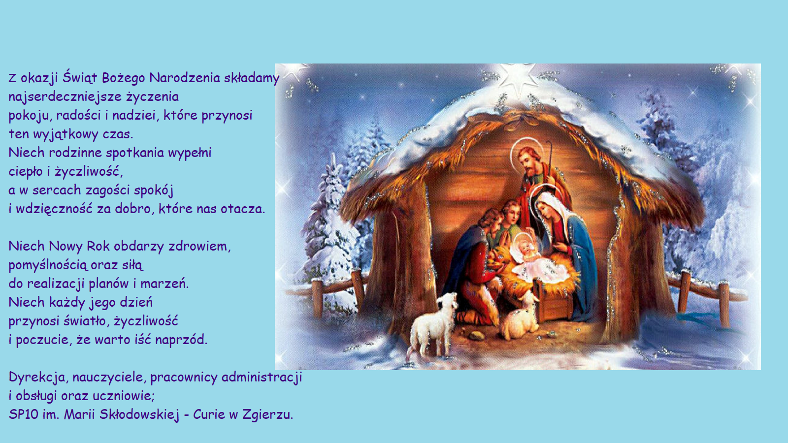 Życzenia świąteczne
