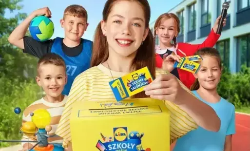 Plakat promujący akcję Lidla 