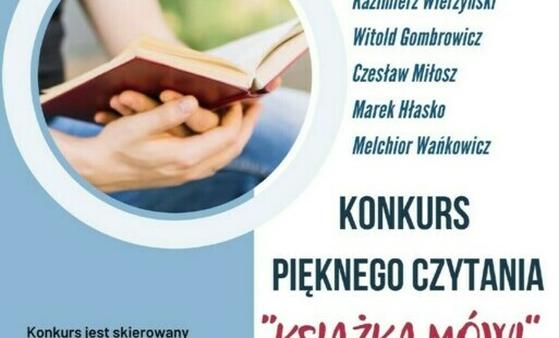 Zdjęcie do Konkurs pięknego czytania "Książka m&oacute;wi"